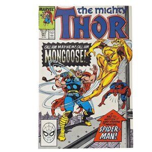 Marvel The Mighty Thor 391 Mongoose 1988 Comic Book